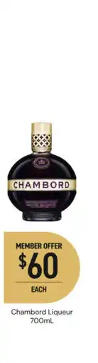 Dan Murphy's Chambord liqueur offer