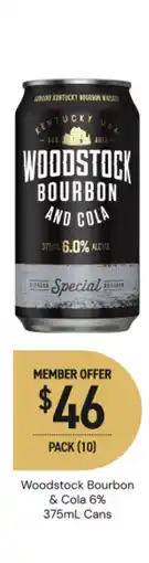 Dan Murphy's Woodstock bourbon offer