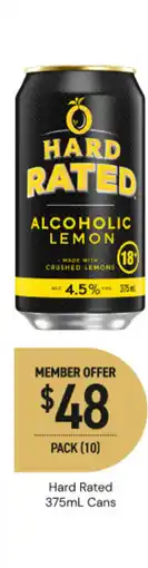 Dan Murphy's Hard rated cans offer