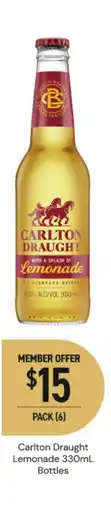 Dan Murphy's Carlton Draught Lemonade offer