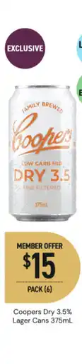 Dan Murphy's Coopers Dry offer
