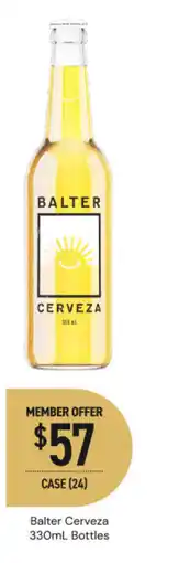 Dan Murphy's Balter cerveza bottles offer