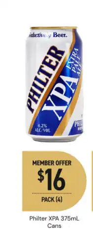 Dan Murphy's Philter XPA Cans offer