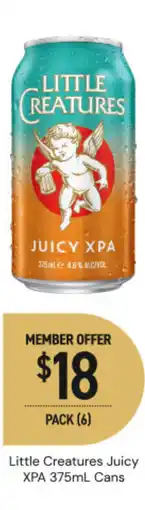 Dan Murphy's Little creatures juicy xpa cans offer