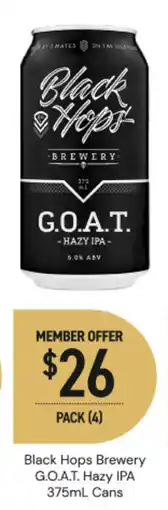 Dan Murphy's Black hops brewery offer