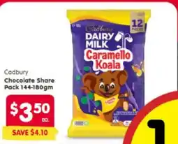 Spar Chocolate share pack offer