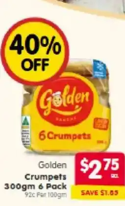 Spar Golden crumpets offer