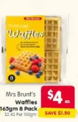 Mrs brunt's waffles