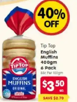 Spar English muffins original offer
