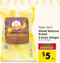 Spar Papa joe's sliced banana bread offer