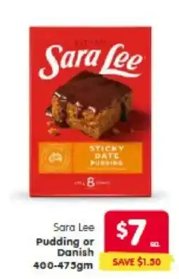 Spar Pudding or danish offer