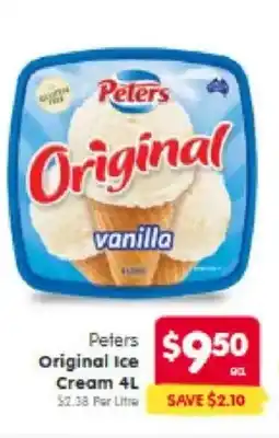 Spar Original ice cream offer
