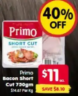 Spar Primo bacon short offer