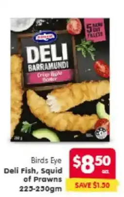 Spar Deli fish, squid of prawns offer