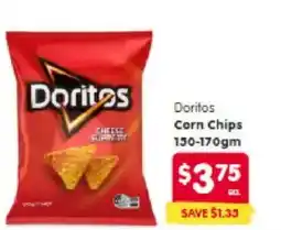 Spar Doritos corn chips offer