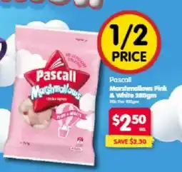Spar Pascall marshmallows offer