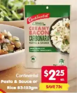 Spar Continental pasta & sauce offer
