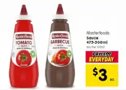 Spar Masterfoods sauce offer