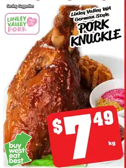 Farmer Jack's Pork knuckle offer
