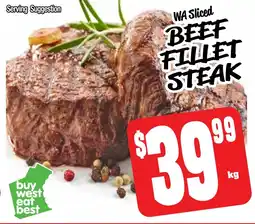 Farmer Jack's Beef fillet steak offer