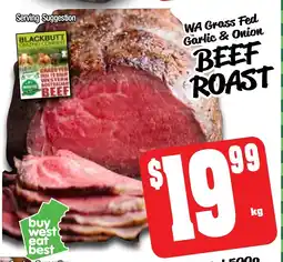 Farmer Jack's Beef roast offer