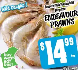 Farmer Jack's Endeavour prawns offer