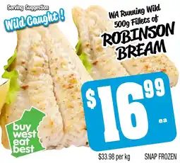 Farmer Jack's Robinson bream offer