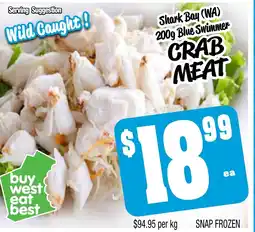 Farmer Jack's Crab meat offer