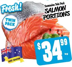 Farmer Jack's Salmon portions offer