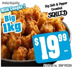 Farmer Jack's Squid offer