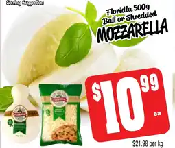 Farmer Jack's Mozzarella offer