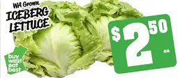 Farmer Jack's Iceberg lettuce offer