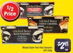 Farmer Jack's Wicked Sister Twin Pack Desserts offer