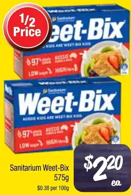 Farmer Jack's Sanitarium Weet-Bix offer