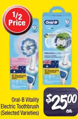 Farmer Jack's Oral-b vitality electric toothbrush offer