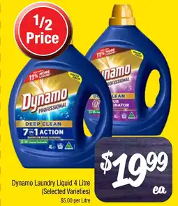 Farmer Jack's Dynamo Laundry Liquid offer