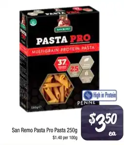 Farmer Jack's San remo pasta pro pasta offer