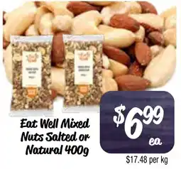 Farmer Jack's Eat Well Mixed Nuts Salted or Natural offer