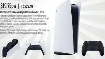 Chrisco Hampers Playstation 5 Console Digital Edition Bundle offer