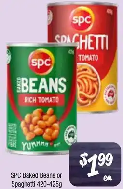 Farmer Jack's SPC Baked Beans or Spaghetti offer