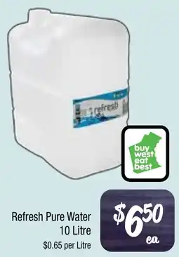 Farmer Jack's Refresh Pure Water offer