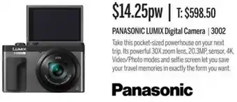 Chrisco Hampers Panasonic Lumix Digital Camera offer