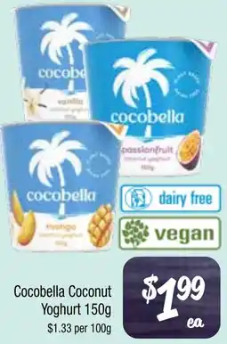 Farmer Jack's Cocobella Coconut Yoghurt offer