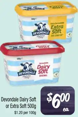 Farmer Jack's Devondale Dairy Soft or Extra Soft offer