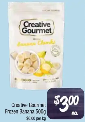 Farmer Jack's Creative Gourmet Frozen Banana offer
