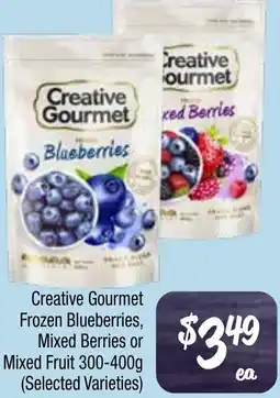 Farmer Jack's Creative Gourmet Frozen Blueberries, Mixed Berries or Mixed Fruit offer