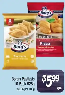 Farmer Jack's Borg's Pastizzis 10 Pack offer