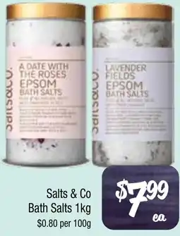 Farmer Jack's Salts & Co Bath Salts offer
