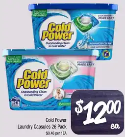 Farmer Jack's Cold Power Laundry Capsules 26 Pack offer