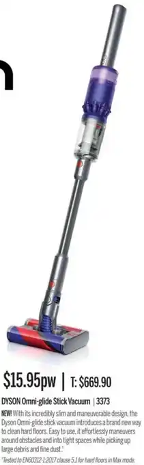Chrisco Hampers Dyson Omni-Glide Stick Vacuum offer